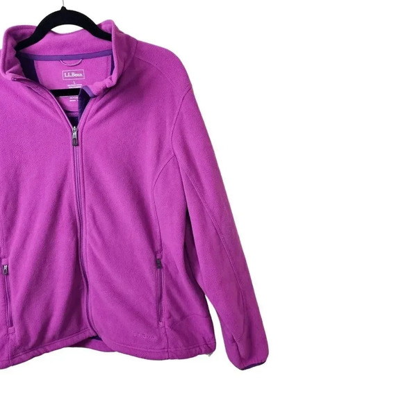 LL Bean‎ Women's  Polartec Fleece Full Zip Jacket - Picture 3 of 8